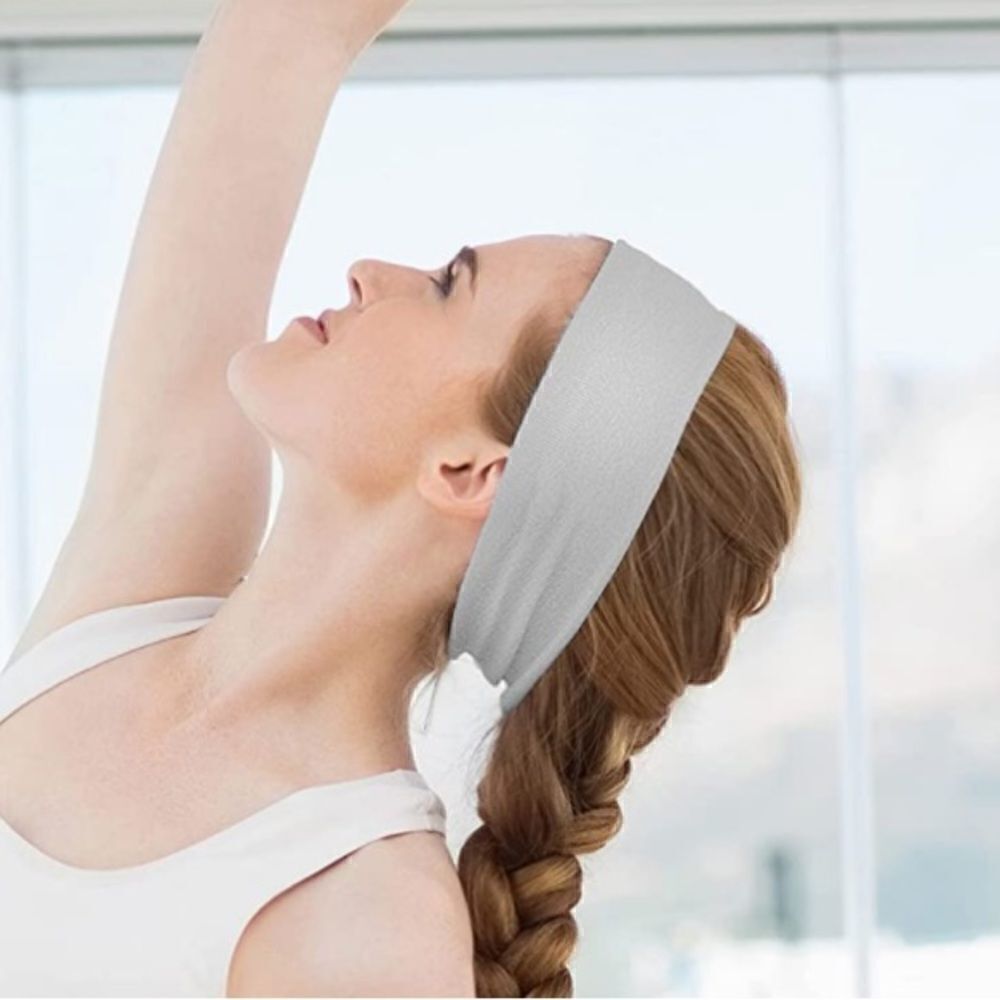 10 pc Headband Set Grey Shades - Picture 4 of 4